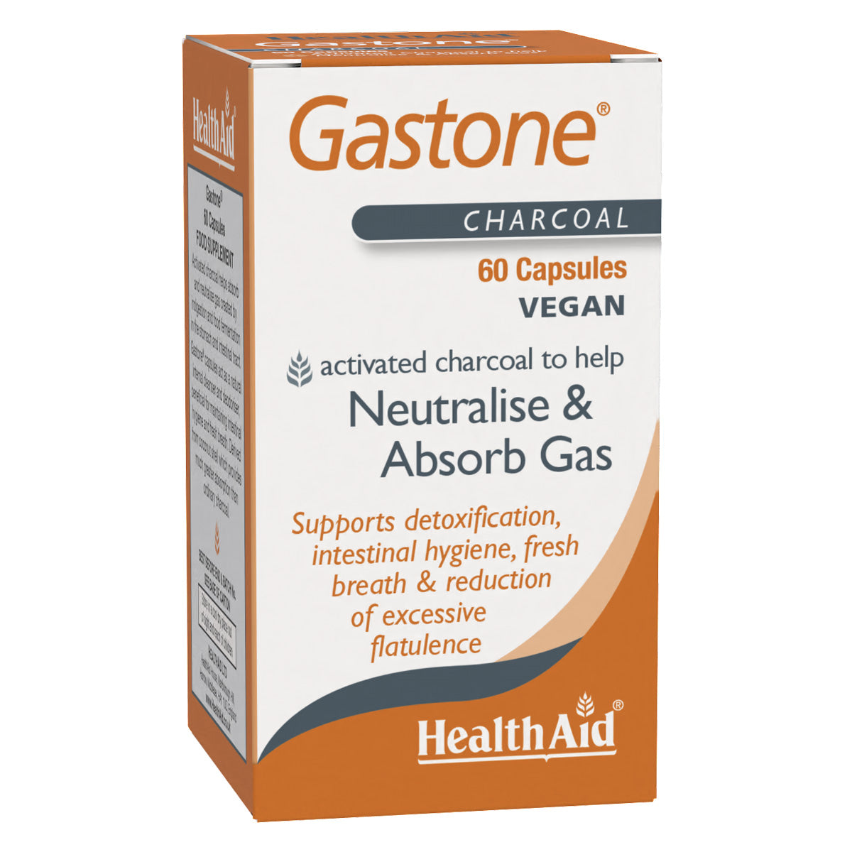 Gastoné Charcoal 60 capsules