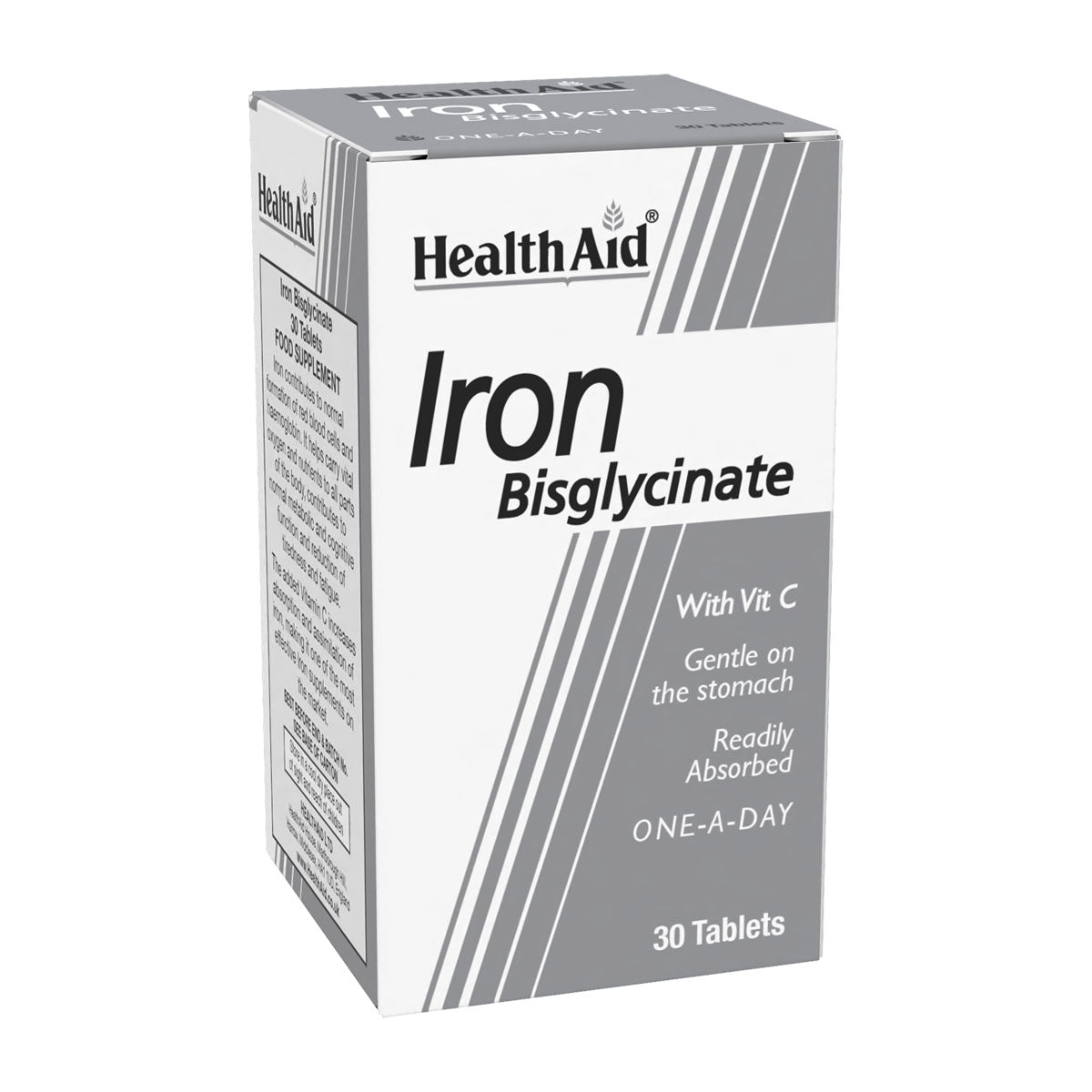 HealthAid Iron Bisglycinate 30 tablets