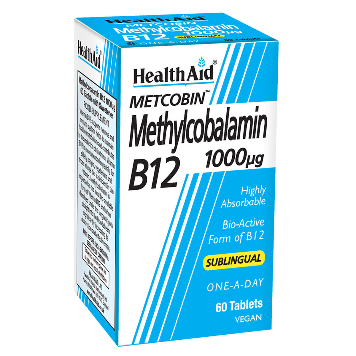 HealthAid Methylcobalamin B12 1000µg 60 tablets