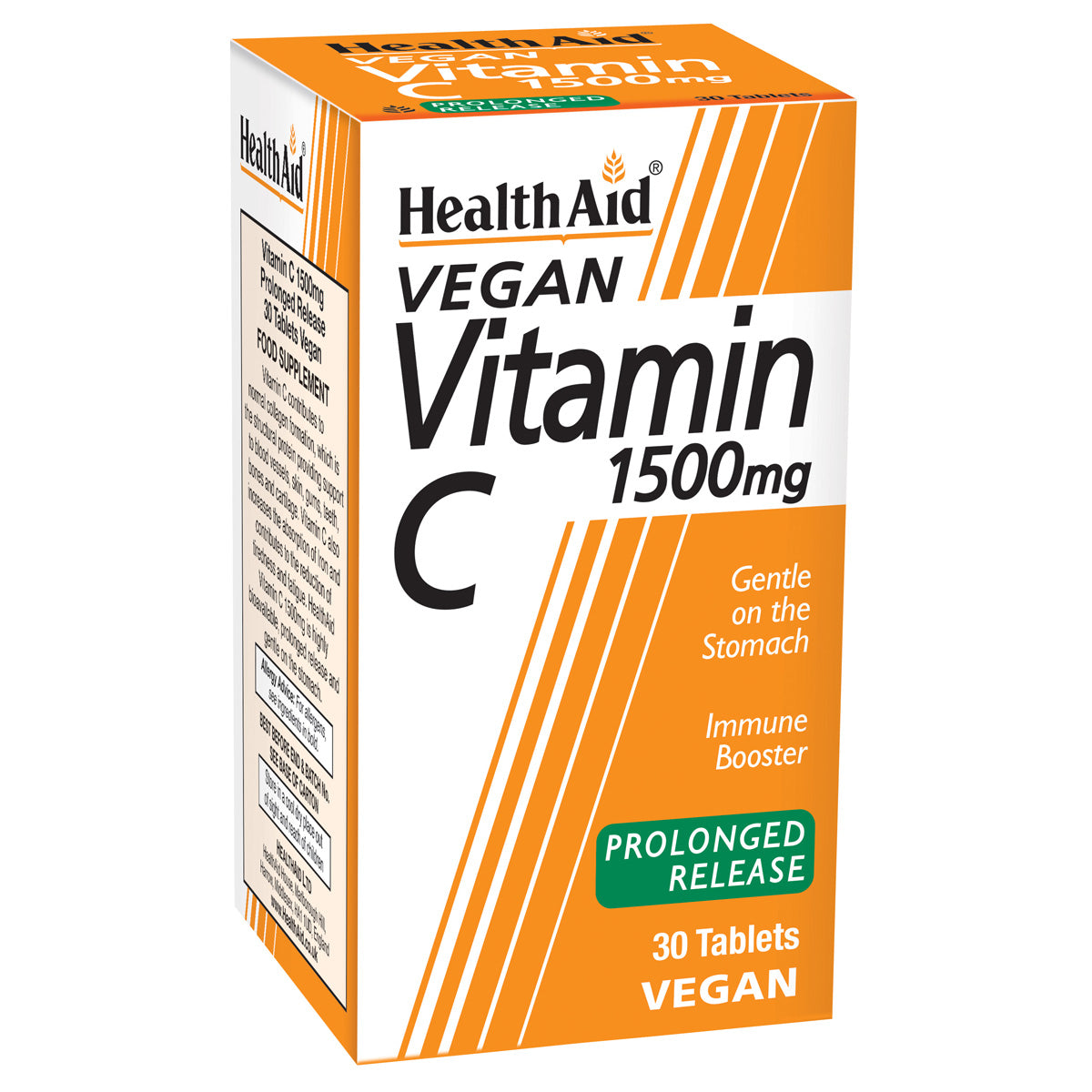 HealthAid Vegan Vitamin C 1500mg 30 tablets