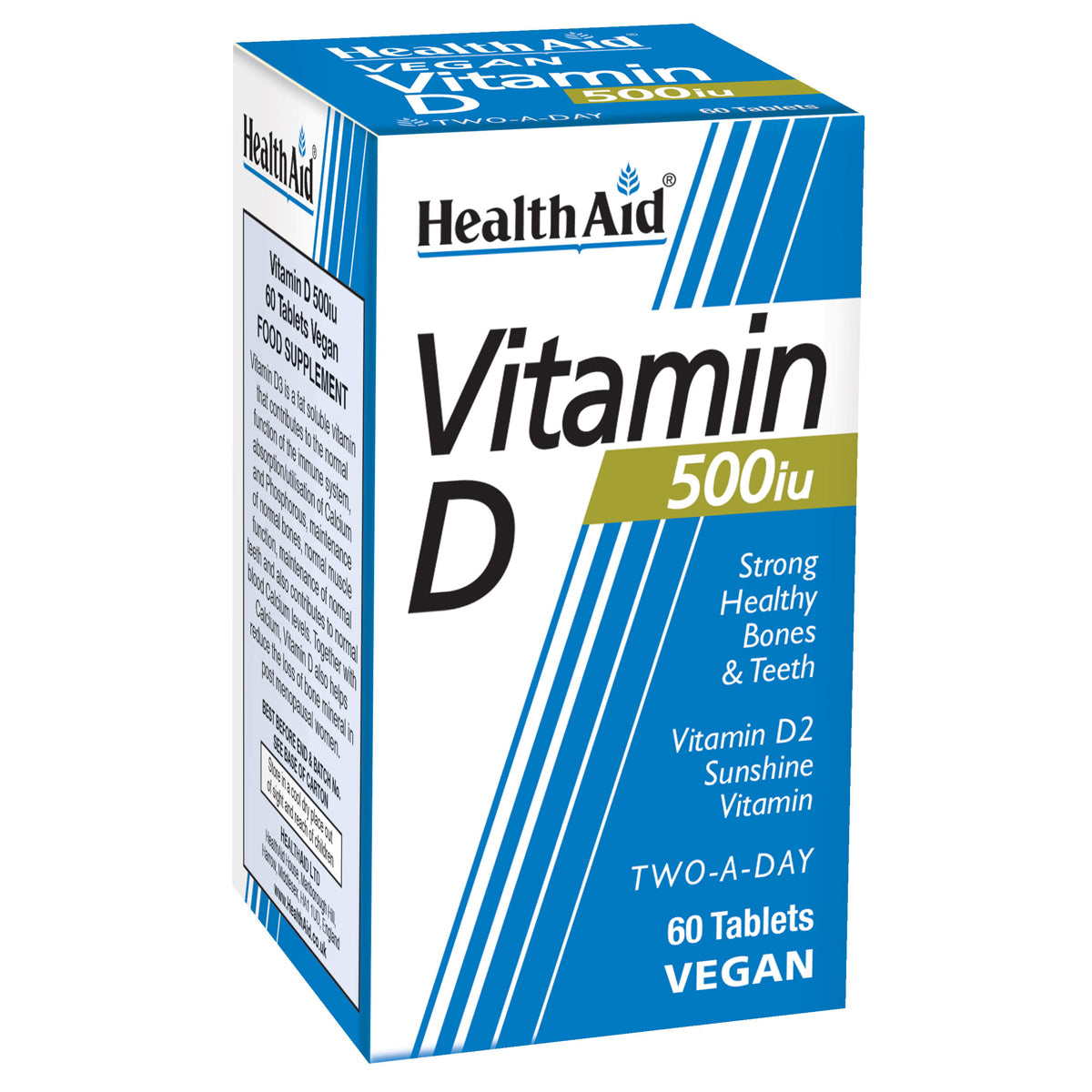 HealthAid Vitamin D 500 IU 60 tablets