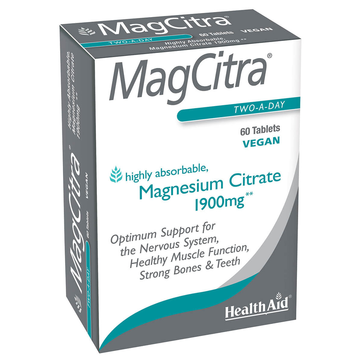 MagCitra Magnesium Citrate 1900mg 60 tablets